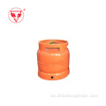 Benutzerdefinierte leere 6 kg LPG-Gasflaschen mit Ventil